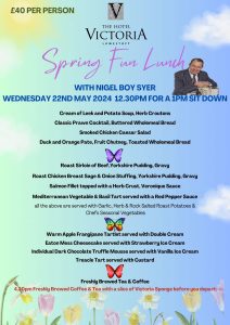 Spring Fun Lunch Menu